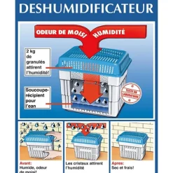 Absorbeur d'humidité 2kg Wenko by Maximex