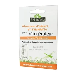 Absorbeur d'odeurs et d'humidité pour réfrigérateur Bio Naturella