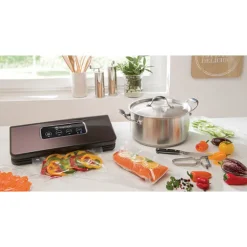 Appareil à emballer sous vide inox brossé 37 cm 150 W KCPSV60S Mathon