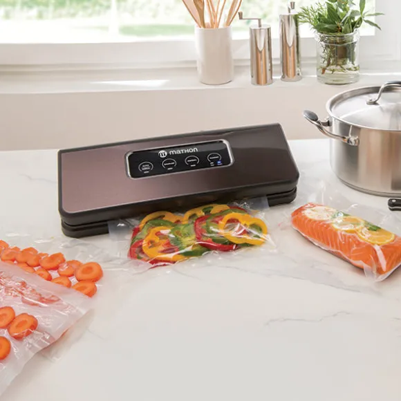 Appareil à emballer sous vide inox brossé 37 cm 150 W KCPSV60S Mathon