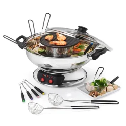 Appareil à fondue asiatique 1950 W KCP.FOND-ASIA Kitchen Chef Professional
