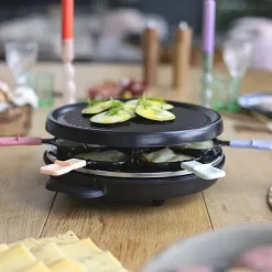Appareil à raclette 6 personnes rond 800 W Livoo