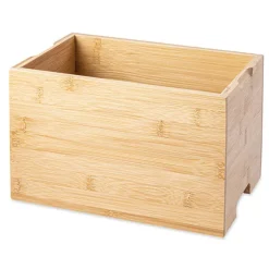 Bac à compost inox et support bambou Mathon