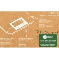 Balance de cuisine digitale Bambou 3kg Terraillon