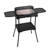 Barbecue électrique tables latérales pliantes 2200 W Princess
