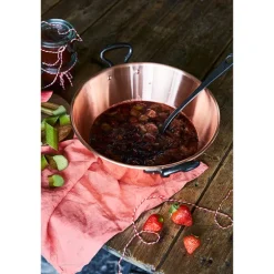 Bassine à confiture en cuivre spécial induction 26 cm Baumalu