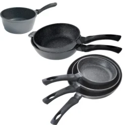 Batterie de cuisine 6 pièces revêtement Dur comme la pierre Mathon