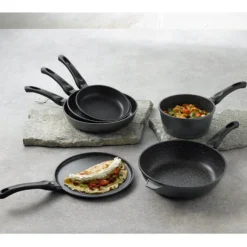 Batterie de cuisine 12 pièces revêtement Dur comme la pierre Mathon