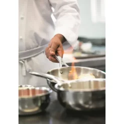 Batterie de cuisine 7 pièces tout inox Castel’Pro Cristel