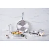 Batterie de cuisine 8 pièces tout inox Chef Beka