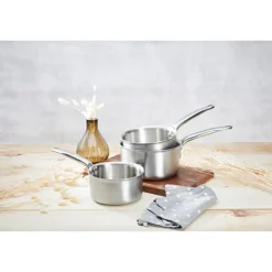 Batterie de cuisine 7 pièces tout inox Alchimy De Buyer