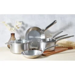 Batterie de cuisine 7 pièces tout inox Alchimy De Buyer
