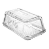 Beurrier en verre avec plat et couvercle Kilner