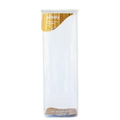 Boite carrée haute en verre 2200 ml Pebbly