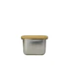 Boite en inox avec couvercle en bambou 450 ml compatible micro-ondes Yoko Design