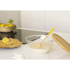 Bol à mixer rond couvercle bambou 2.6L Pebbly