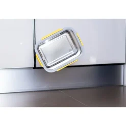Boîte de conservation en inox rectangulaire 800 ml compatible micro-ondes Pika