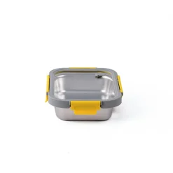 Boîte de conservation en inox rectangulaire 820 ml compatible micro-ondes Pika