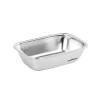 Boîte de conservation rectangulaire en inox 580 ml compatible micro-ondes Cuitisan