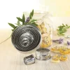 Boîte de 14 découpoirs ronds cannelés en inox 2 à 10,7 cm Mathon