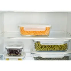 Boîte rectangulaire en verre 1L Pebbly