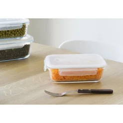 Boîte rectangulaire en verre 1L Pebbly