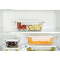 Boîte rectangulaire en verre 650 ml Pebbly