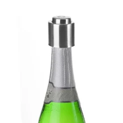 Bouchon champagne avec bouton poussoir Ibili