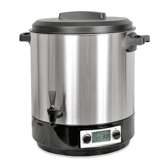 Bouilleur à bocaux inox 31 litres automatique 2000 W KCPST31LCD.IX Kitchen Chef Professional