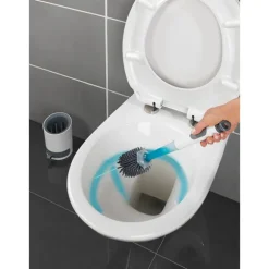 Brosse WC avec réservoir intégré 2 en 1 Wenko by Maximex