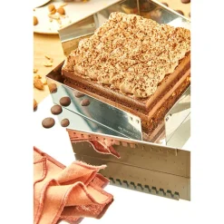 Cadre entremets carré adaptable inox 20 cm De Buyer