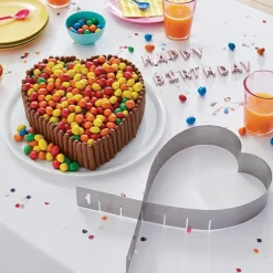 Cadre extensible coeur en inox 14 -26 cm Mathon