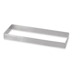 Cadre à tarte perforé rectangle 28 x 11 cm De Buyer
