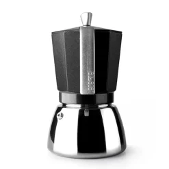 Cafetière italienne induction Elba 6 tasses noire Ibili