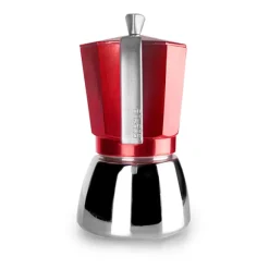 Cafetière italienne induction Elba 6 tasses rouge Ibili