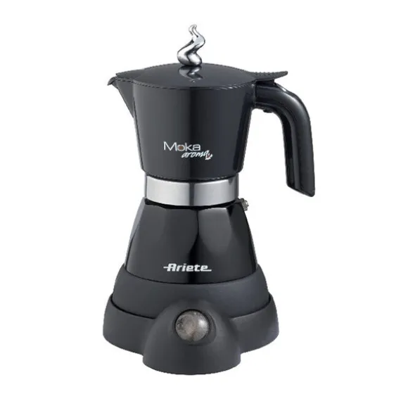 Cafetière italienne électrique Moka 400 W noire Ariete