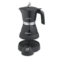 Cafetière italienne électrique Moka 400 W noire Ariete