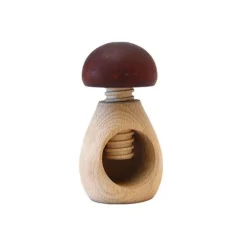 Casse-noix en bois forme champignon Roger Orfèvre
