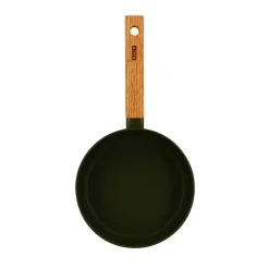 Casserole Ector induction aluminium revêtu manche en bois 18 cm vert Ogo