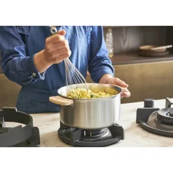 Casserole inox Alchimy Loqy sans manche 24 cm De Buyer