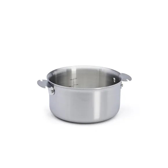 Casserole inox Alchimy Loqy sans manche 18 cm De Buyer