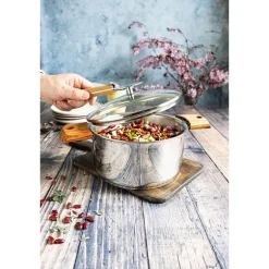 Casserole inox Casteline sans manche 20 cm Cristel