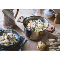 Casserole inox Casteline sans manche 18 cm Cristel
