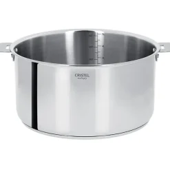 Casserole inox Casteline sans manche 18 cm Cristel