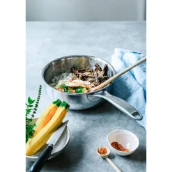 Casserole inox Castel'Pro 18 cm Cristel