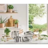 Casserole inox manche bois Natural’Inox 20 cm Mathon