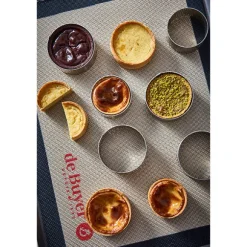 Cercle perforé inox 7,5 cm De Buyer