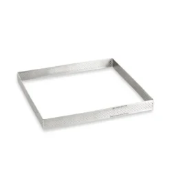Cercle à tarte carré perforé 20 cm De Buyer