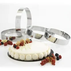 Cercle à tarte inox 24 cm Patisse
