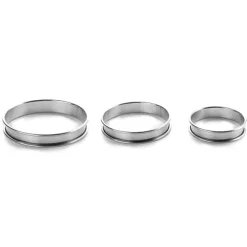 Cercle à tartelette rond en inox 10 cm Lacor
